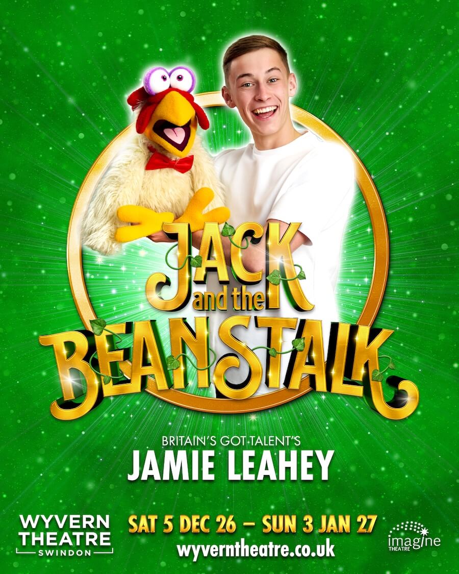 Swindon 1080x1350_Jamie CR FULL INFO-2 Family pantomime Jack and the Beanstalk at Swindon’s Wyvern Theatre