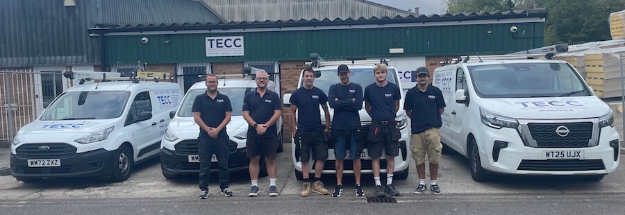 TECC team 2026-2 TECC Ltd team, who are celebrating a move to bigger premises in Cheney Manor, Swindon